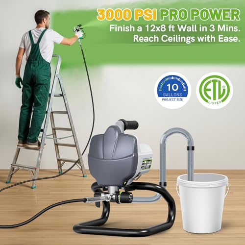PHALANX 3000PSI Airless Paint Sprayer 780W High Pressure | Home Repair - Image 3