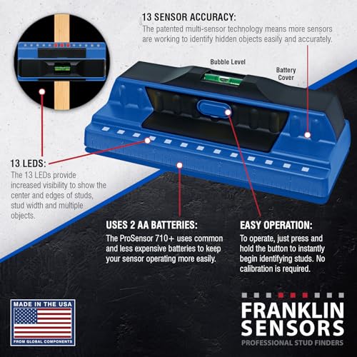 Franklin Sensors ProSensor 710+ 13-Sensor Stud Finder Wall - Image 4