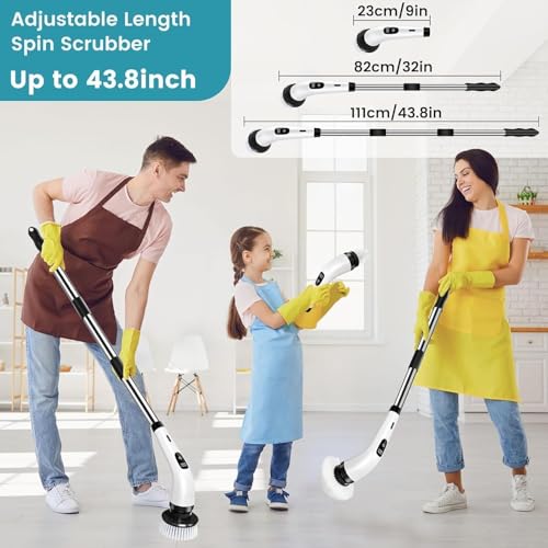 7-in-1 Electric Spin Scrubber, 25W Powerful Cordless - Image 6