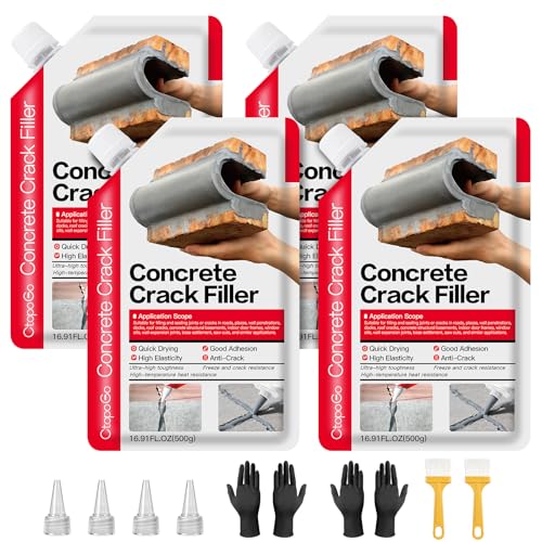 Concrete Crack Filler 4-Pack 4.4LB Grey - Image 2
