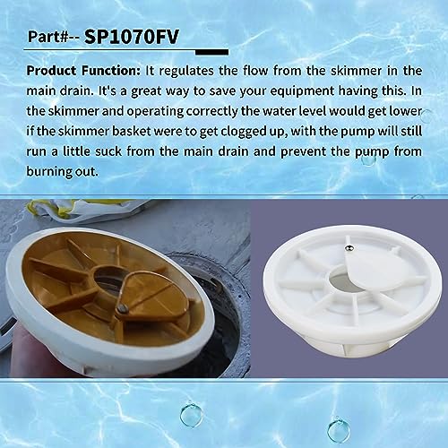 SP1070FV Plastic Float Valve For Hayward SP1070/SP1071 - Image 7