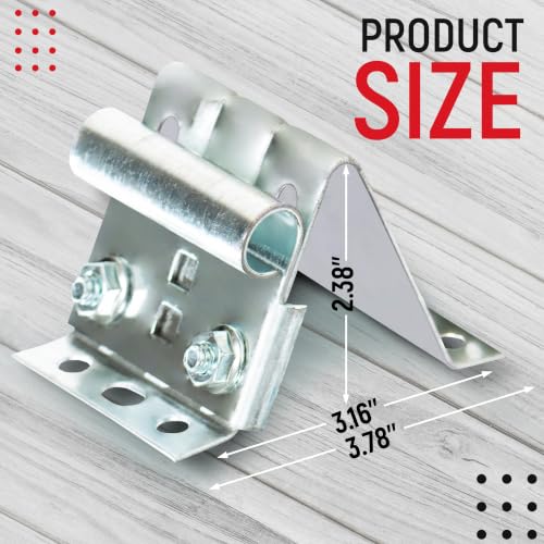 Garage Door Adjustable Top Roller Brackets for 7-8 ft Doors, 2 - Image 4