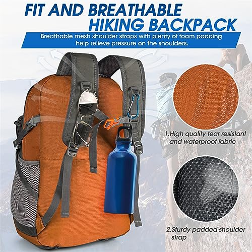 IGOLUMON Hiking Backpack 40L Packable Lightweight Camping - Image 4