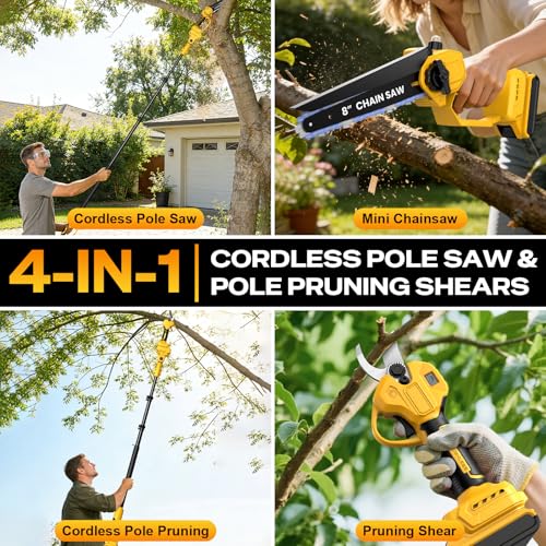 Pole Saw & Pruning Shears Combo for DeWalt 20V MAX Battery - Image 3