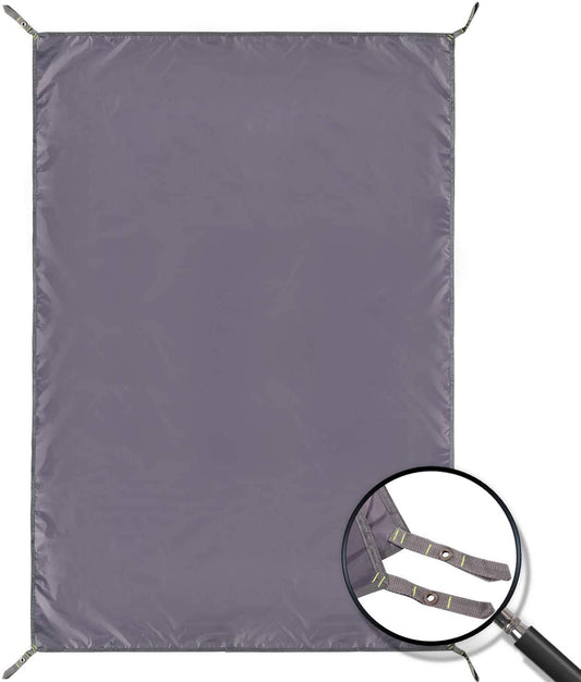 REDCAMP Waterproof Camping Tarp, Grey/Green 4 in 1 | Travel Essentials - Image 1