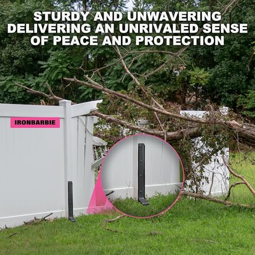 IRONBABE 33.62" Fence Post Repair Kit, Fix Leaning 4x4/6x6 - Image 7