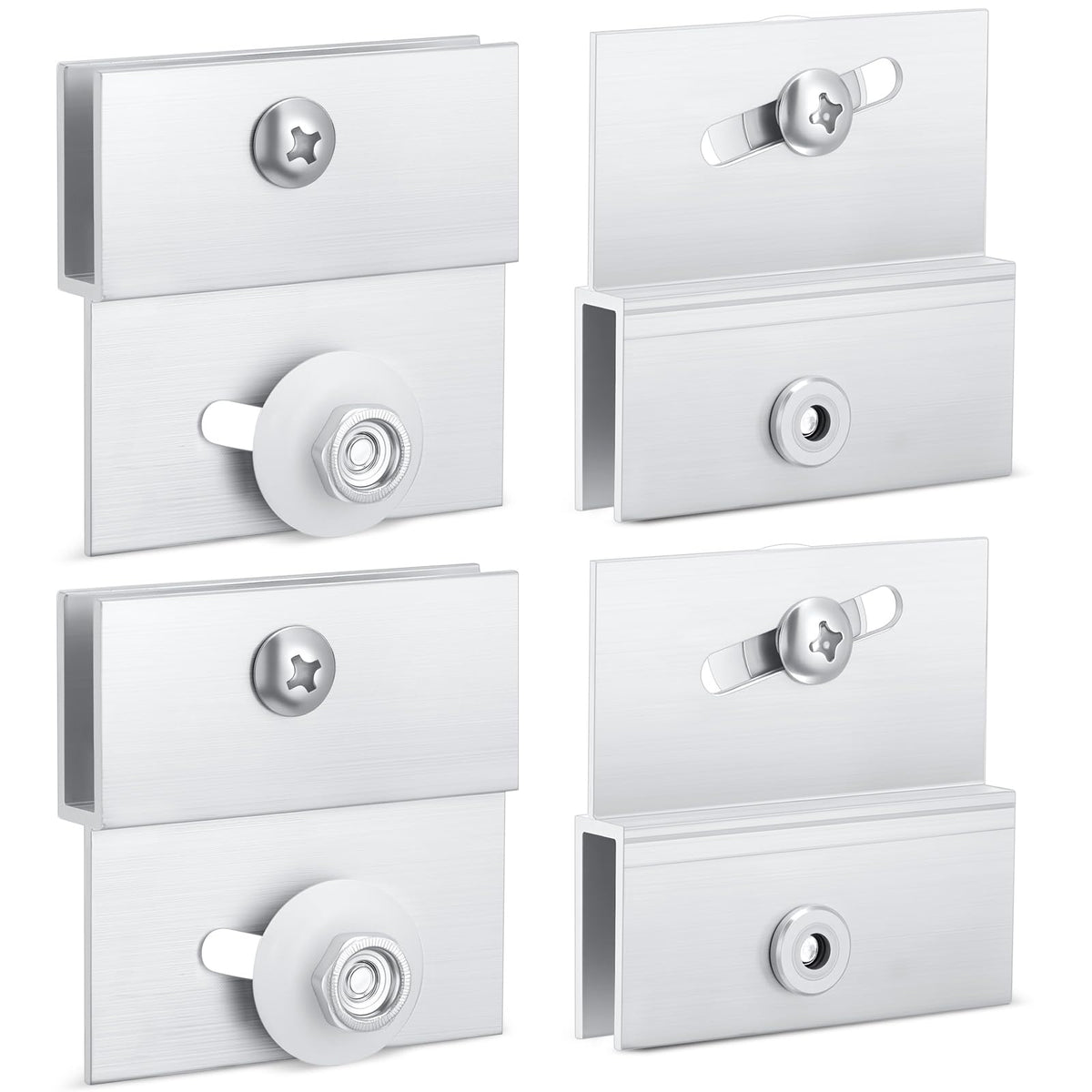 Yaocom 4 Pcs M 6054 Frameless Shower Door Rollers Top - Image 1
