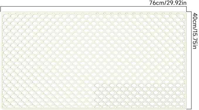Sink Protectors for Kitchen Sink, 30"x16" Non-Slip Silicone Sink Mats Protect Your Stainless Steel Bottom of Kitchen Sink or Drying Rack(white)