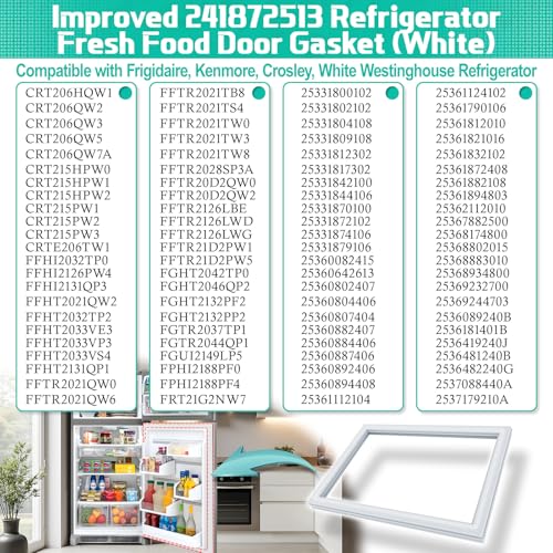 Upgraded 241872513 Refrigerator Door Gasket Replacement | Home Repair - Image 5