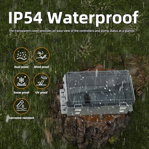 Joinfworld 9x5x4.3 Outdoor Extension Cord Cover Waterproof - Image 3
