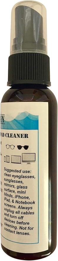 RAGARDEN Eyeglasses/iPhone/iPad Cleaner. Lemongrass Floral Water. (1) 2 oz Spray Bottle.