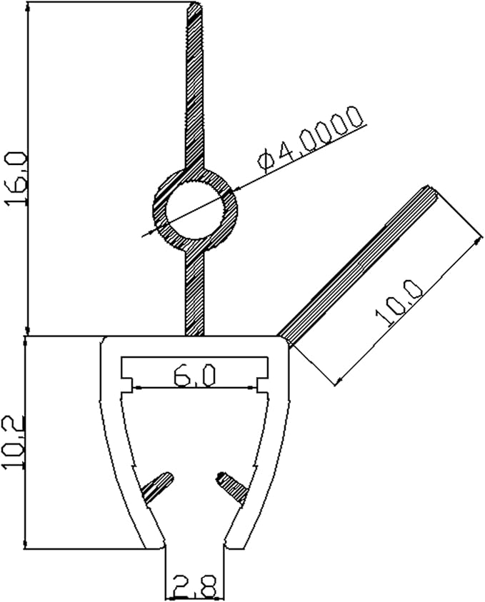 Frameless Shower Door Bottom Seal, 2 PCS 1/4" x 36" Shower Door Sweep for 1/4 Inch Glass, Glass Shower Door Seal Strip, Stop Shower Leaks and Create a Water Barrier(9A6)