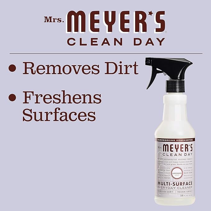 MRS. MEYER'S CLEAN DAY Lavender Scent Multi-Purpose Household Cleaner, 16 oz. (Pack of 3)