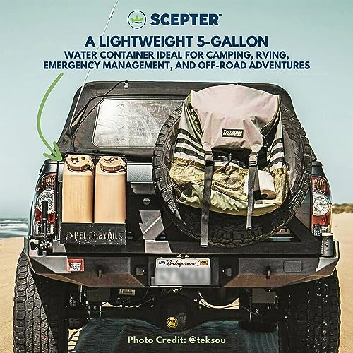Scepter Military Style Water Storage Container for Camping, Green - Image 6