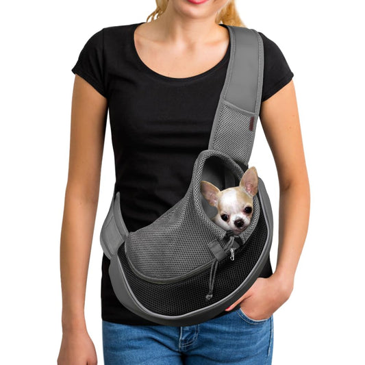 Pet Sling Carrier for Small Dogs Cats Puppy Crossbody Bag Carrier - Image 1