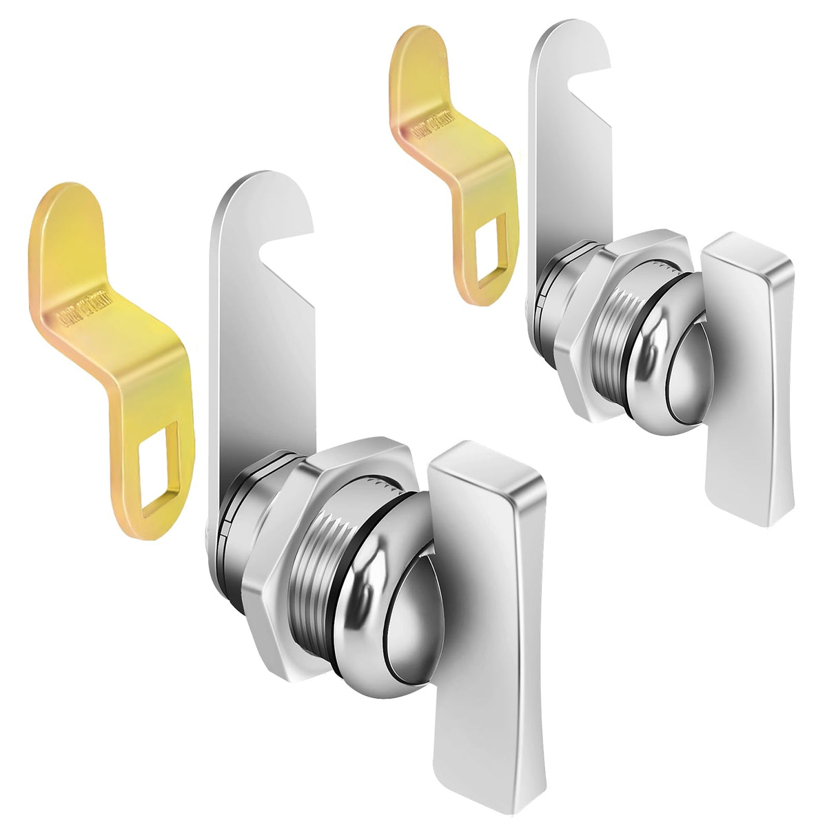 Cam Lock Thumb Operated Cabinet Locks, 7/8" Cylinder Fits - Image 1