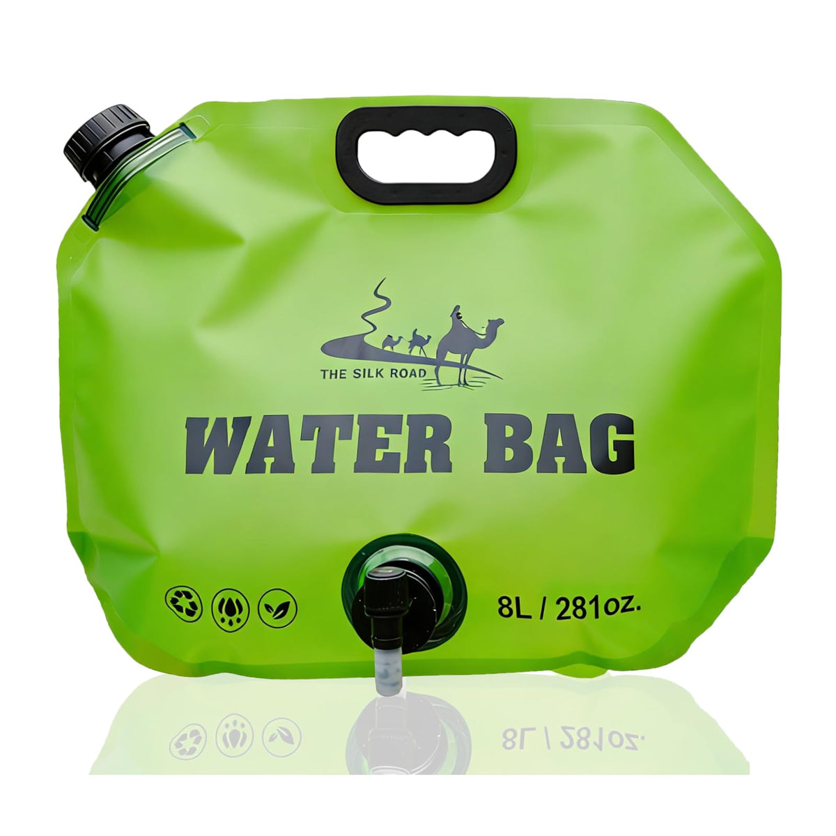 Collapsible Water Container 2 Gallon, Portable Water Jug - Image 1