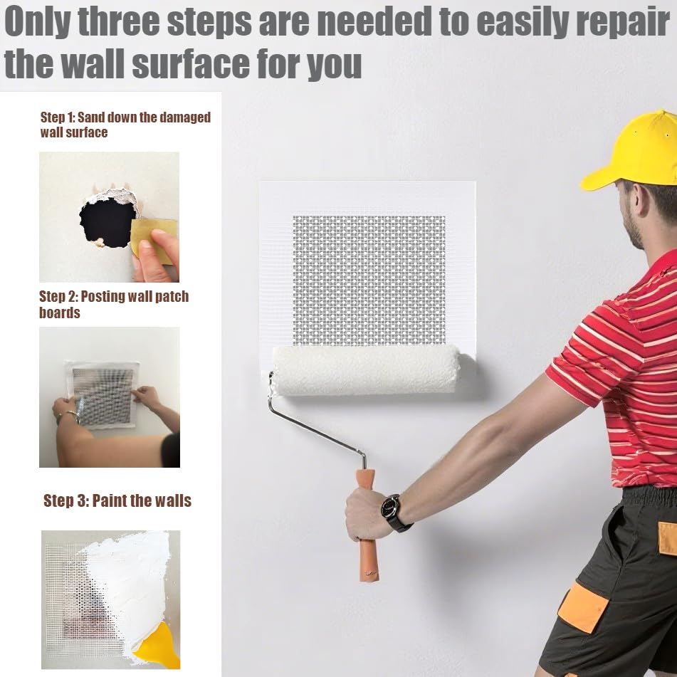GALAXYFIBER Drywall Repair Kit, 16 Pieces - Image 6