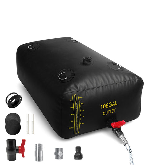 400L/106 Gal Water Bladder Tank with Water Level Indicator - Image 1