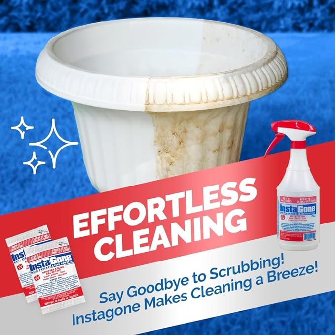Stain Remover - RETAIL (2 Pack + 24oz Spray Bottle) - Just Add Water - Indoor/Outdoor Ceiling, Wall, Bathroom, Roof, PVC Fence, Patio Furniture & More