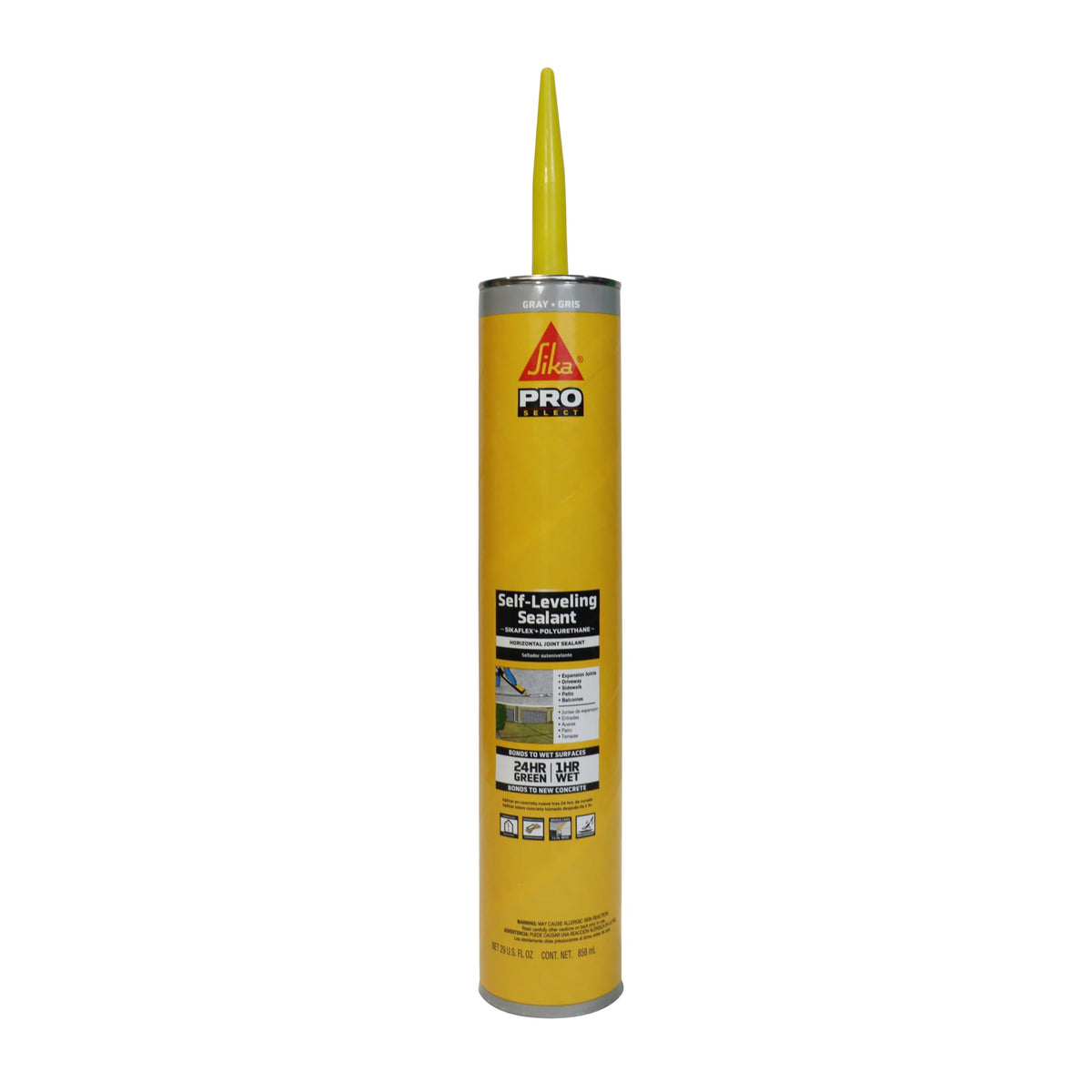 SIKA Sikaflex Self-Leveling Concrete Joint Sealant, Gray - Image 1