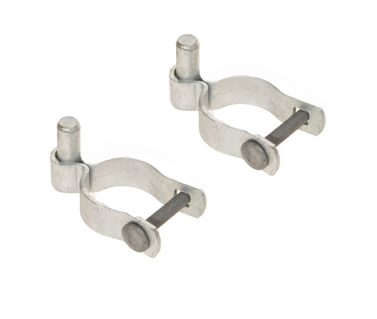 2 Pack Chain Link Fence Frame Gate Post Male Hinge - Image 1