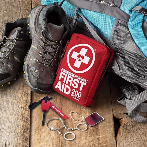 Swiss Safe 200 Pcs First Aid Kit for Camping, Travel - Image 7