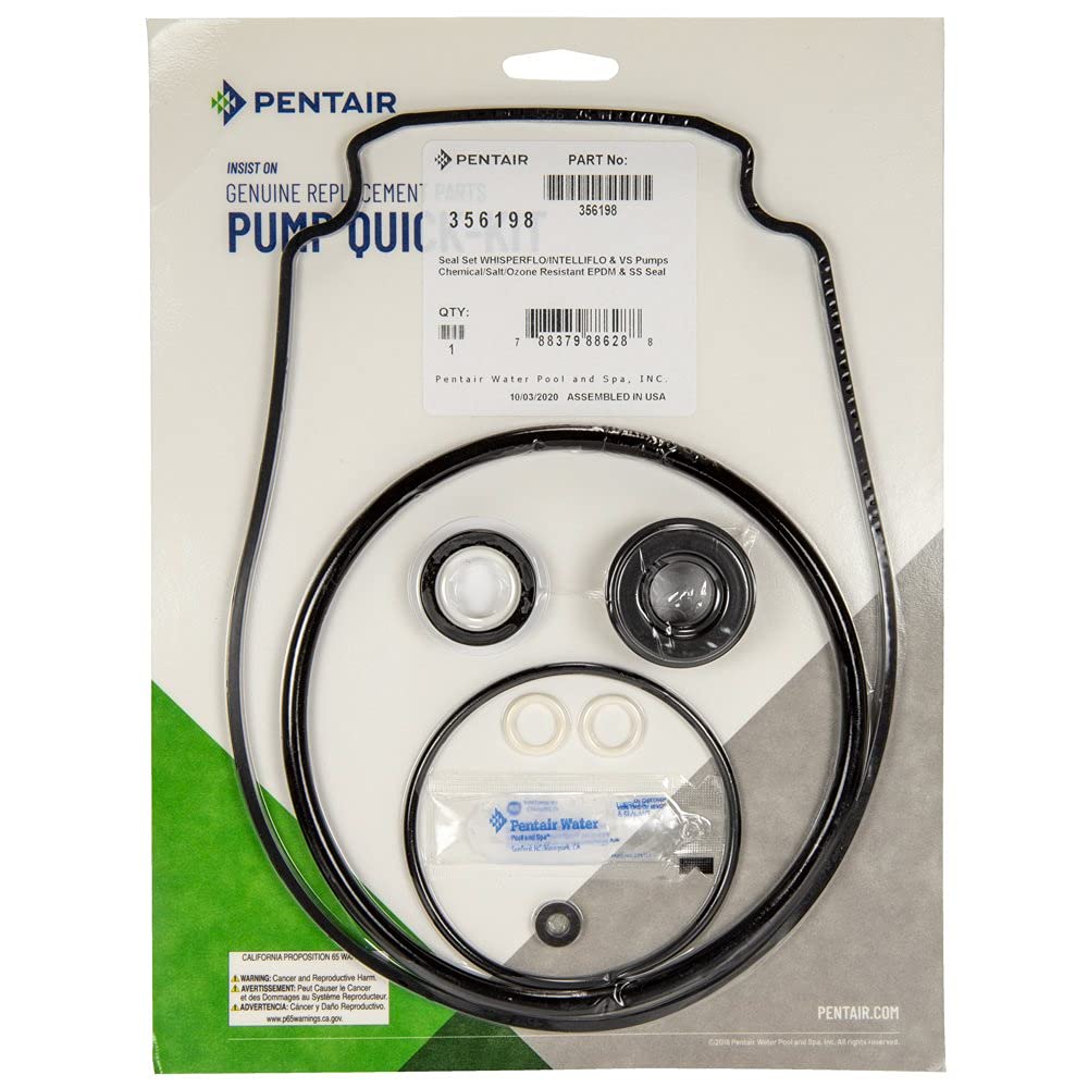356198 Pentair Pump Seal Quick Kit Whisperflo Intelliflo - Image 1