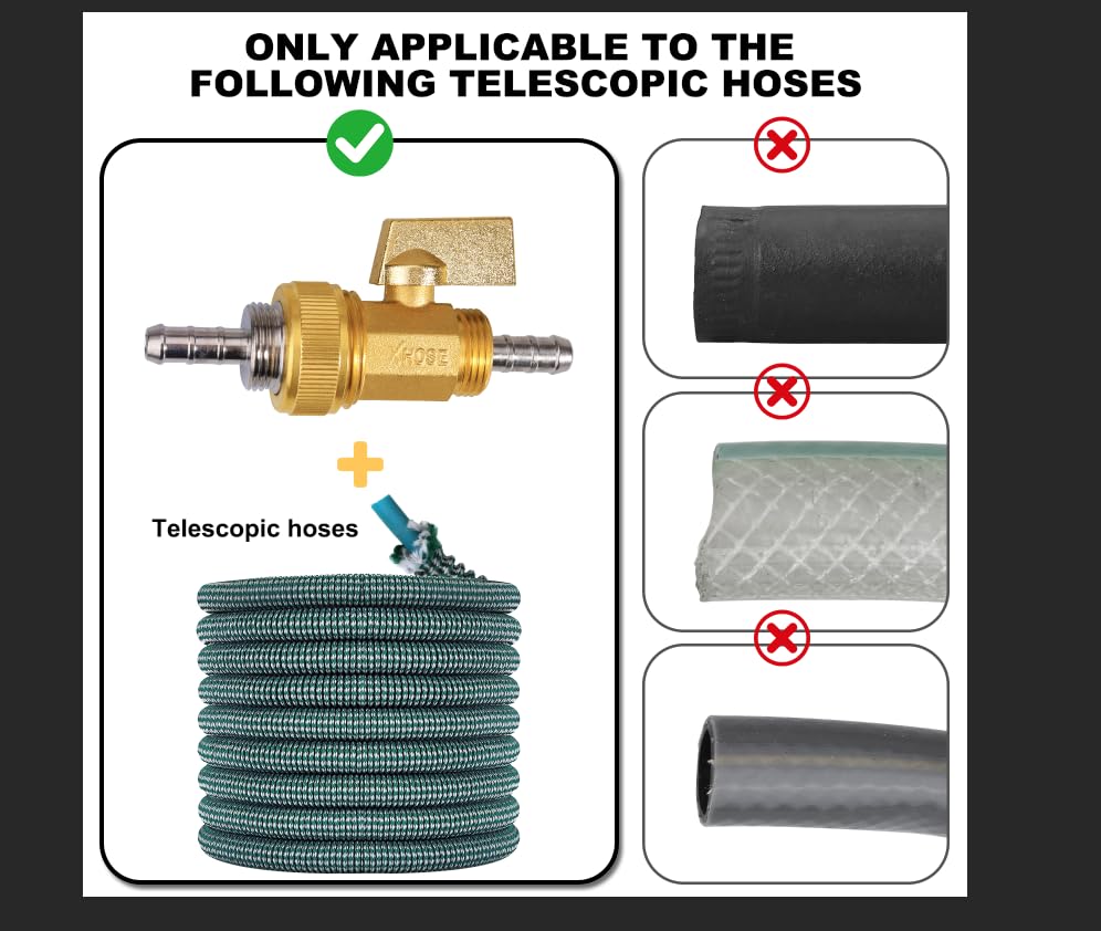 Garden telescopic hose end adapter with shut off | Home Repair - Image 7