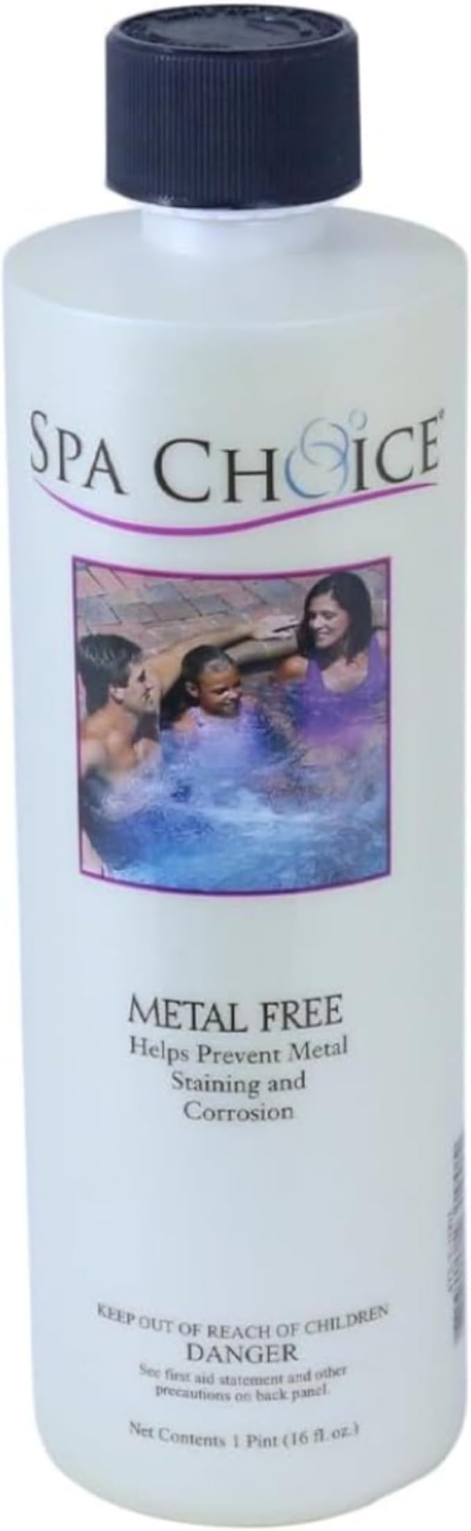 SpaChoice 1-Pint 6-Pack Premium Metal Free, Metal Gone for Spa Hot Tub, Made in USA