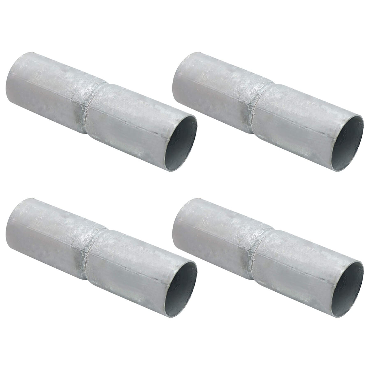 4 Pieces 1-5/8" x 6" Chain Link Fence Top Rail Sleeve - Image 1