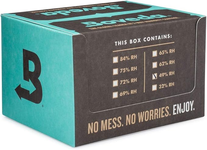 Boveda 49% Two-Way Humidity Control Replacement Packs for Boveda Starter Kits for Music – 12 Pack – Moisture Absorbers for Instrument Cases – Humidifier Packs – Individually Wrapped Hydration Packets