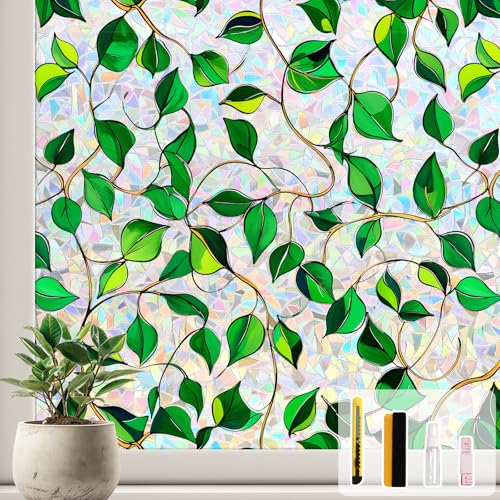 Kromapolis Window Privacy Film Rainbow Decorative Stickers, 17.5" - Image 2