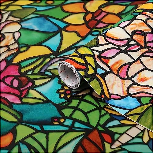 d-c-fix self-Adhesive Window Film Tulia 17.7'' x 78.7"" | Home Repair - Image 2