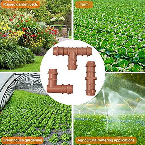 Irrigation Fittings Kit for 1/2"(.600" ID) Tubing,20 Pieces Set-8 - Image 8