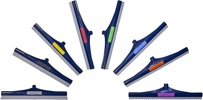 Midwest Rake 24" SpeedSqueegee, 25-30 Mil – Polymer Frame, Color Coded, Epoxy & Urethane Flooring Tool – SKU 47865