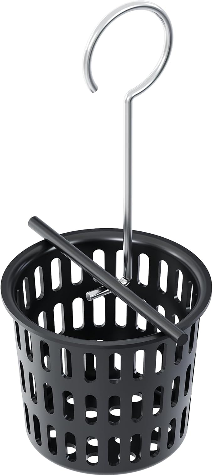Neodrain Black Hair Catcher Shower Drain Hair and Debris Strainer only for Neodrain Shower Drain,Hair Trap, with Lifting Hook, Black