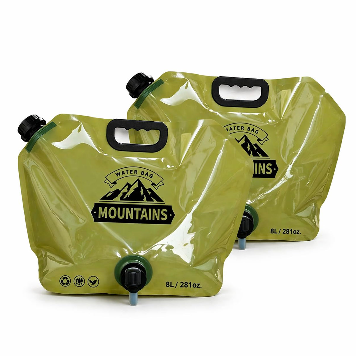 2-Gallon Collapsible Camping Water Container – Reusable - Image 1