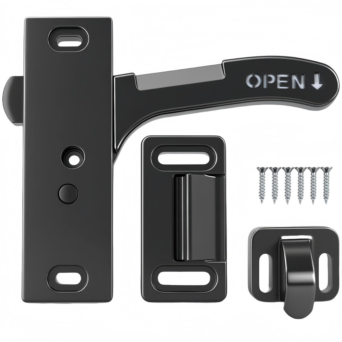 RV Screen Door Latch Right Handle Kit, RV Screen Door Handle - Image 1