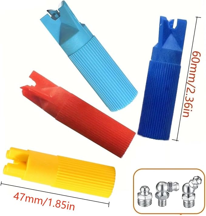 Grease Zerk Cleaner, Grease Fittings Cleaning Tools, New Grease Kits to Make Greasing Easier Cleaner, Vehicle Repair Tool (LTL30041)