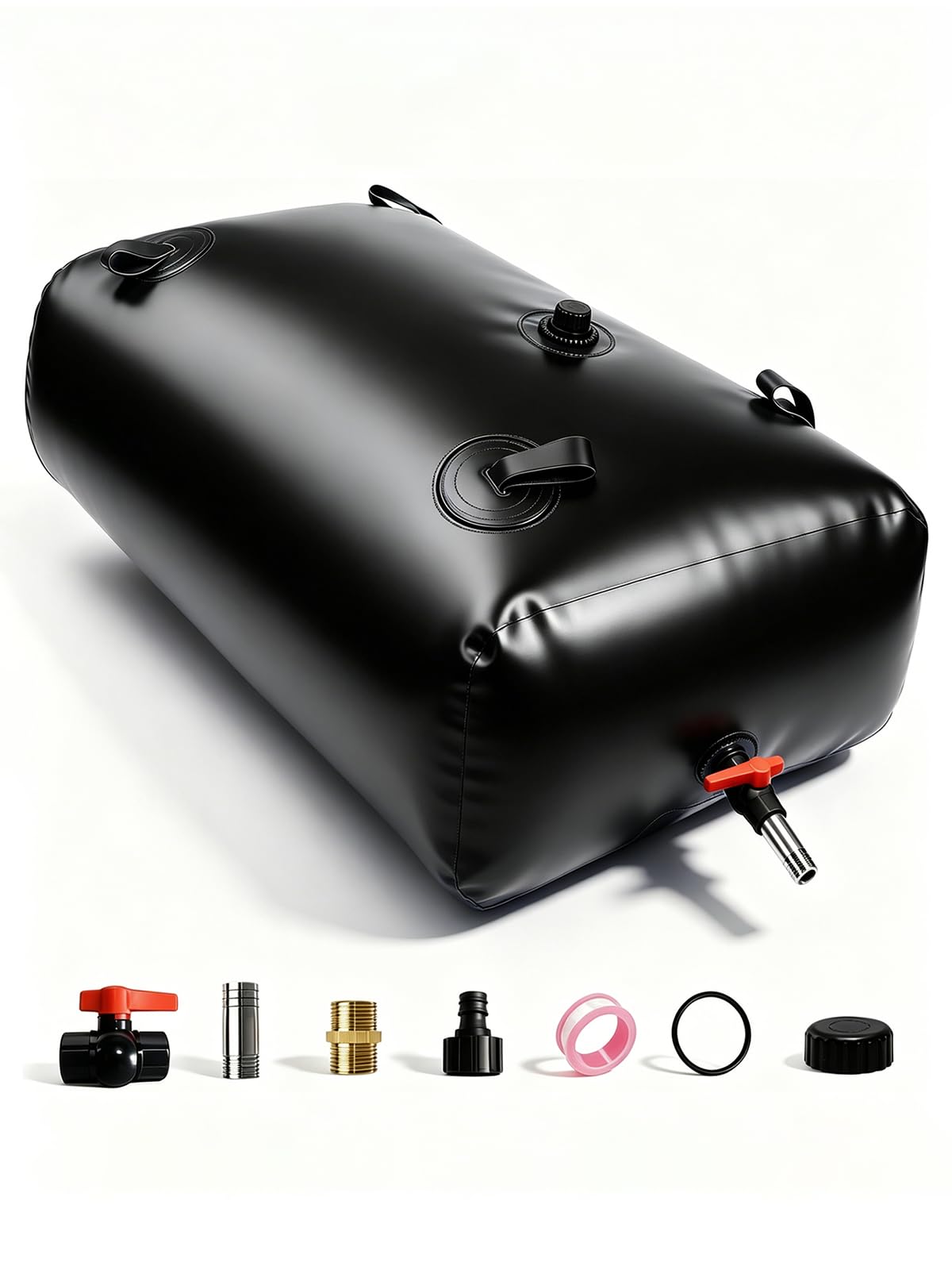 100 Gallon Water Bladder Tank, 2000D PVC Portable Water - Image 1