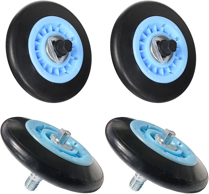 [DC97-16782A Roller OEM Mania] DC97-16782A 4-PACK NEW OEM Produced KOREAN ORIGIN for SAMSUNG Dryer Drum Roller Replacement Part DC97-07523A PS4221885 AP5325135
