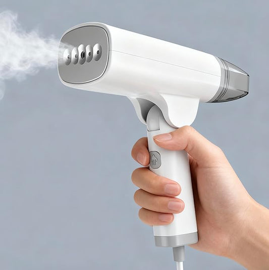 Handheld Garment Steamer, Travel Steamer Iron For Clothes, Light Weight, Foldable and Portable Iron, 10s Heat Up, Quick Wrinkle Removal 1300W 110V