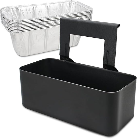 Grease Cup Foil Tray Pan for Blackstone Grill, Oil Catcher or Drip Tray Replacement Compatible with Blackstone Griddle 17, 22, 28, 30 & 36 Inches