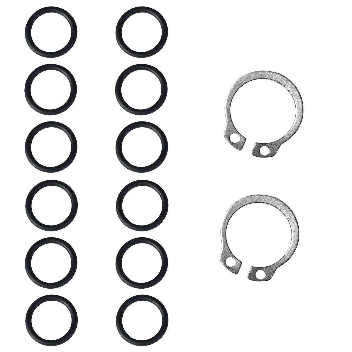 4009 O-Ring Kit, 12 PCS, Rubber Seal Replacement for Hose Reel - Image 1