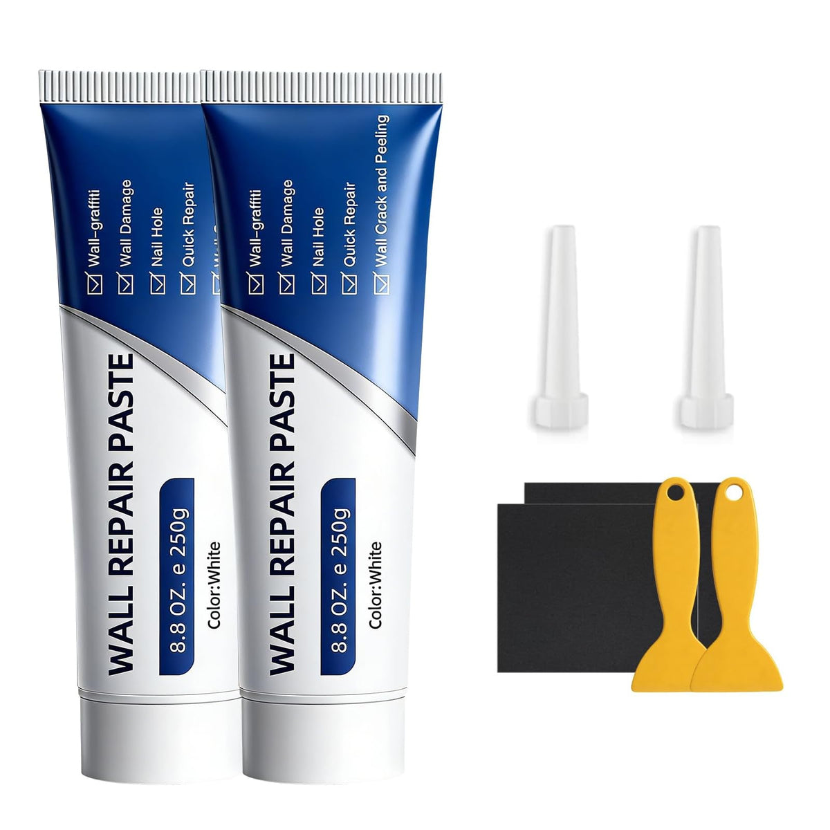 2Pcs Wall Repair Paste Tube, Drywall Repair Kit - Image 1