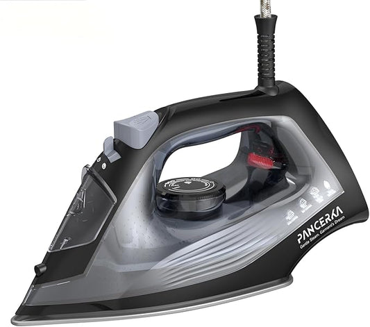 1600W Steam iron, Adjustable Thermostat Control steam iron, non-stick soleplate, Overheat Safety Protection & Variable Steam Control, suitable for ironing clothes on all fabrics