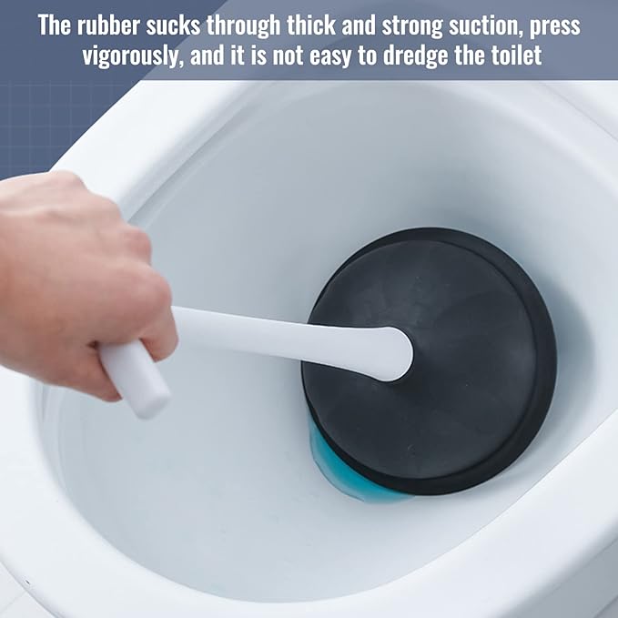 Toilet Plunger and Bowl Brush Combo Toilet & Clogging Tool Bathroom Accessories