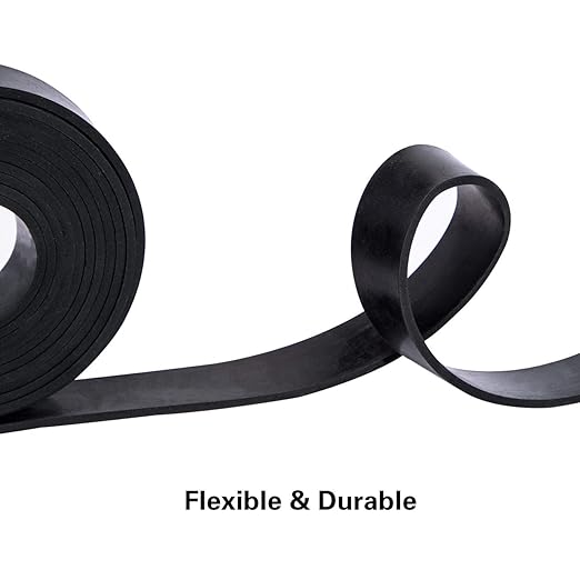 TORRAMI Solid Neoprene Rubber Strips Roll 1/16 (.062) inch Thick X 2 inch Wide X 10 Feet, for DIY Weather Stripping, Gasket, Seal
