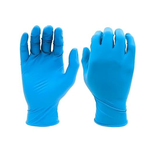 SHOWA 7500PF Sustainable EBT Latex-Free, Powder-Free, Nitrile Disposable Single Use Safety Gloves, 4 Mil, 9.5" Length, X-Large (1 Box/100 Gloves)